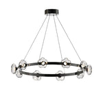 Lumina Ring LED Chandelier — Modern Nordic Glass Pendant Light