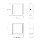Modern Outdoor Wall Sconce with Integrated LED – Waterproof Architectural Lighting