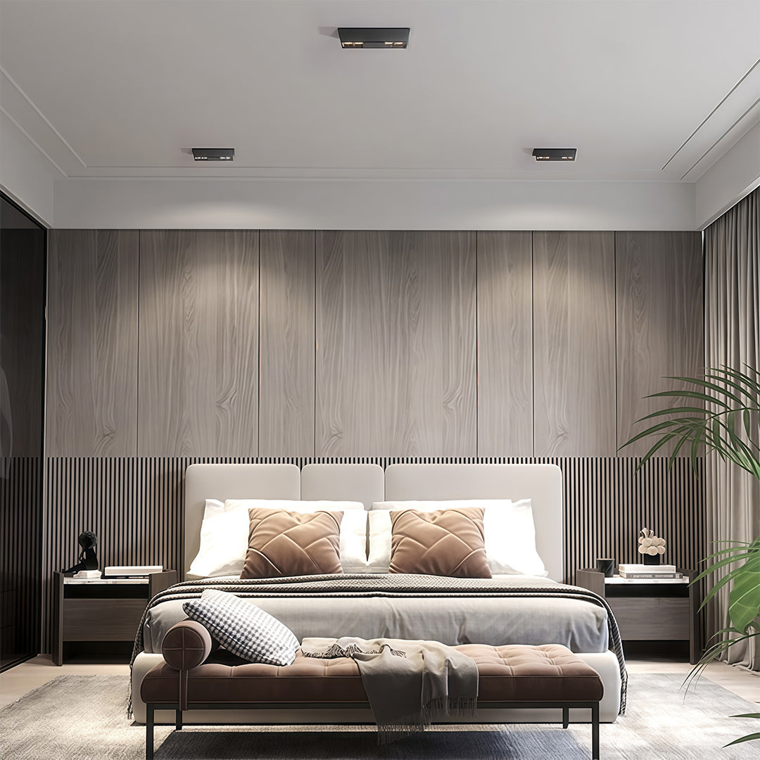 Modern Square LED Downlights Surface Mount Aluminum Ceiling Light