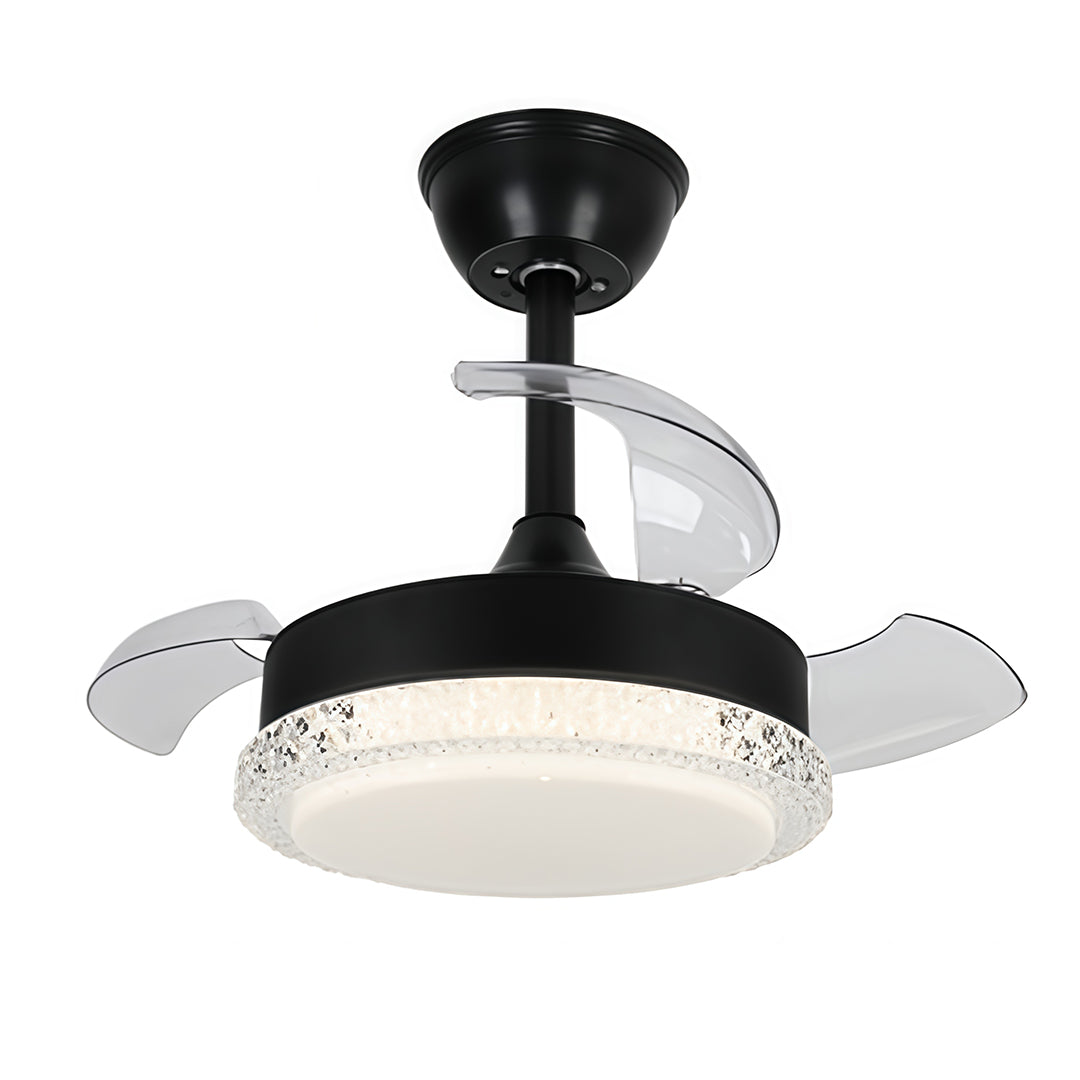 Modern 3-Blade Ceiling Fan with Dimmable LED Light for Contemporary Interiors