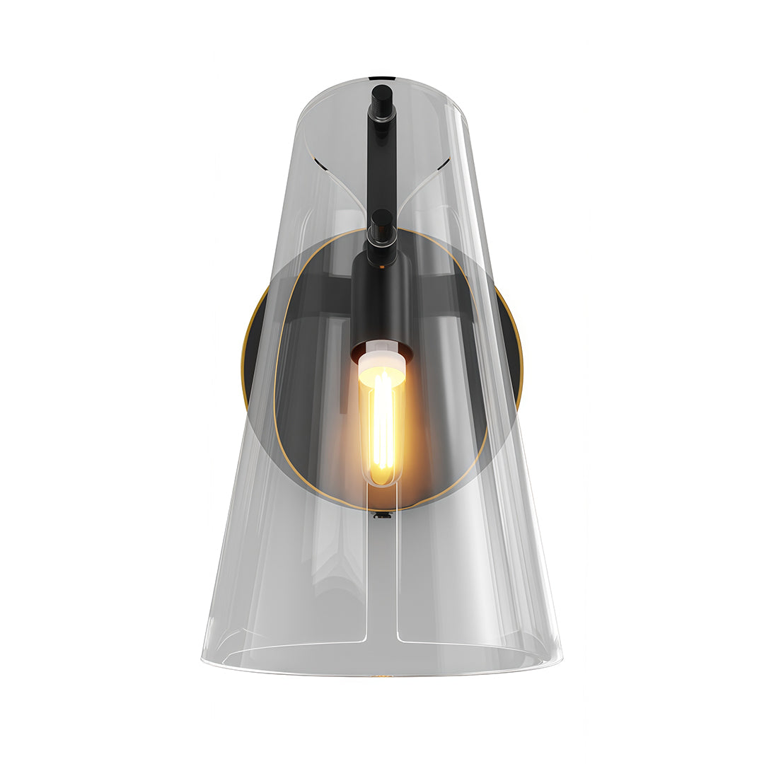 Aurelia Minimalist Wall Sconce in Copper, Nickel, or Black