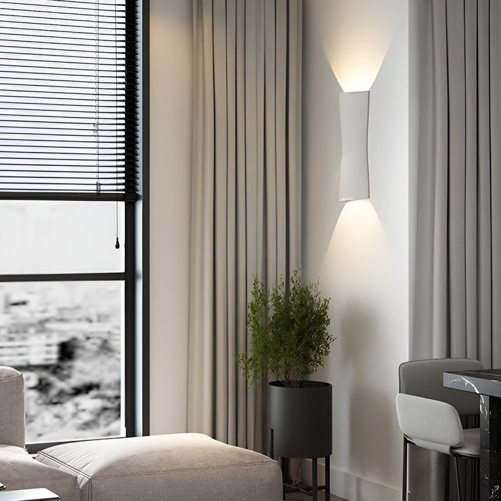 Modern LED Up and Down Wall Sconce for Outdoor and Indoor Use
