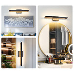 Modern Black LED Vanity Light Bar for Bathroom and Art Display