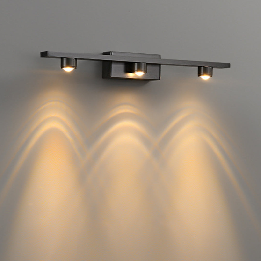 Minimalist LED Vanity Light Bar for Bathroom Mirror – Modern Black Wall Mount