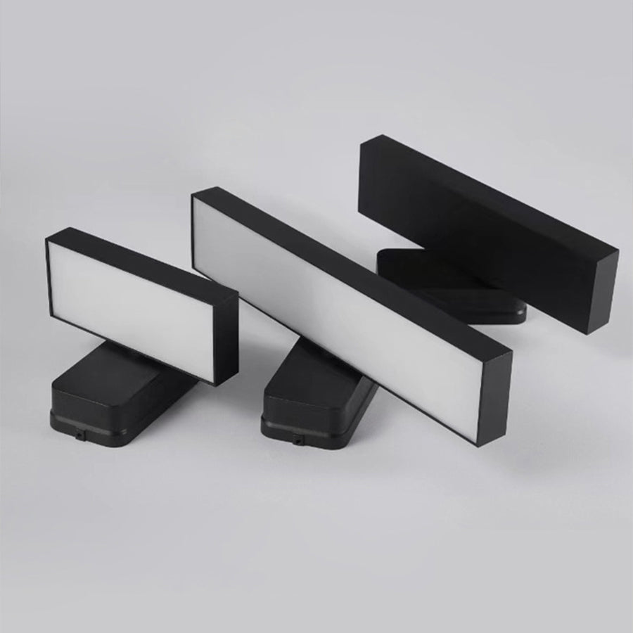 Modern Outdoor Wall Sconce with Adjustable LED Light, IP65 Waterproof