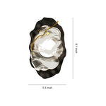 Noir Full-Spectrum LED Wall Sconce with Glass Shade