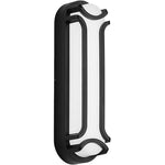 Modern Minimalist Outdoor Wall Sconce in Black Aluminum with LED