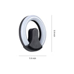 Luma Noir Outdoor Wall Sconce – Modern LED Architectural Light