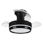 Minimalist LED Ceiling Fan with Remote Control and Dimmable Light