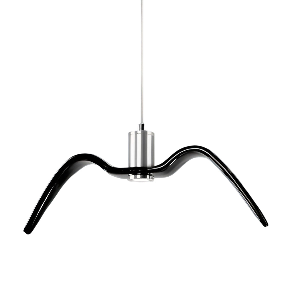 Wing Pendant Light Modern Seagull LED Metal Hanging Lamp