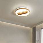 Aura Bladeless Ceiling Fan with Integrated LED Light | Modern Flush Mount