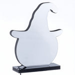 Enchanted Pumpkin LED Table Lamp with Witch Hat in Acrylic