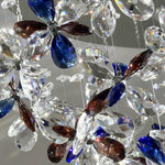Lumière Cristal LED Flush Mount Ceiling Light in Silver Stainless Steel