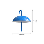 Aria Portable LED Table Lamp with Umbrella Shade, Rechargeable & Dimmable