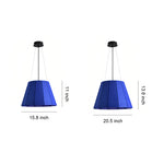 Acoustic PET Felt Pendant Light with Iron Frame, Modern Minimalist Ceiling Lamp