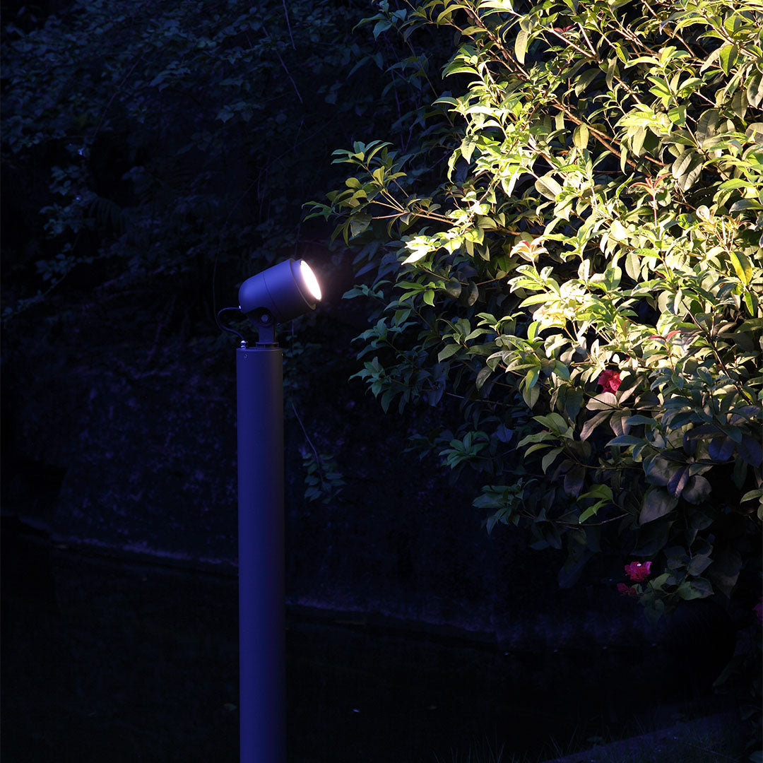 Minimalist LED Garden Bollard Light with Warm Glow