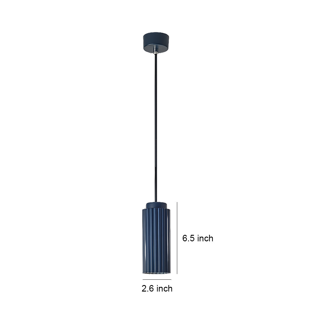 Nordic Minimalist Iron Pendant Light with Adjustable Cord, GU10