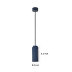 Nordic Minimalist Iron Pendant Light with Adjustable Cord, GU10