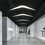 Swallowtail Wrought Iron LED Chandelier | Modern Geometric Pendant Light