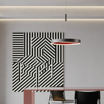 Lumina Ring Chandelier – Modern Minimalist LED Ceiling Light