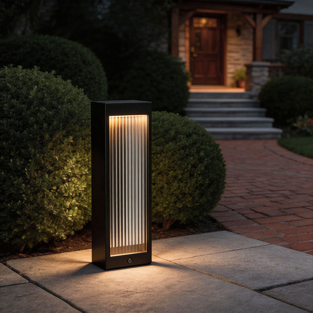 Modern Bollard Garden Lights | Waterproof LED Landscape Path Lighting