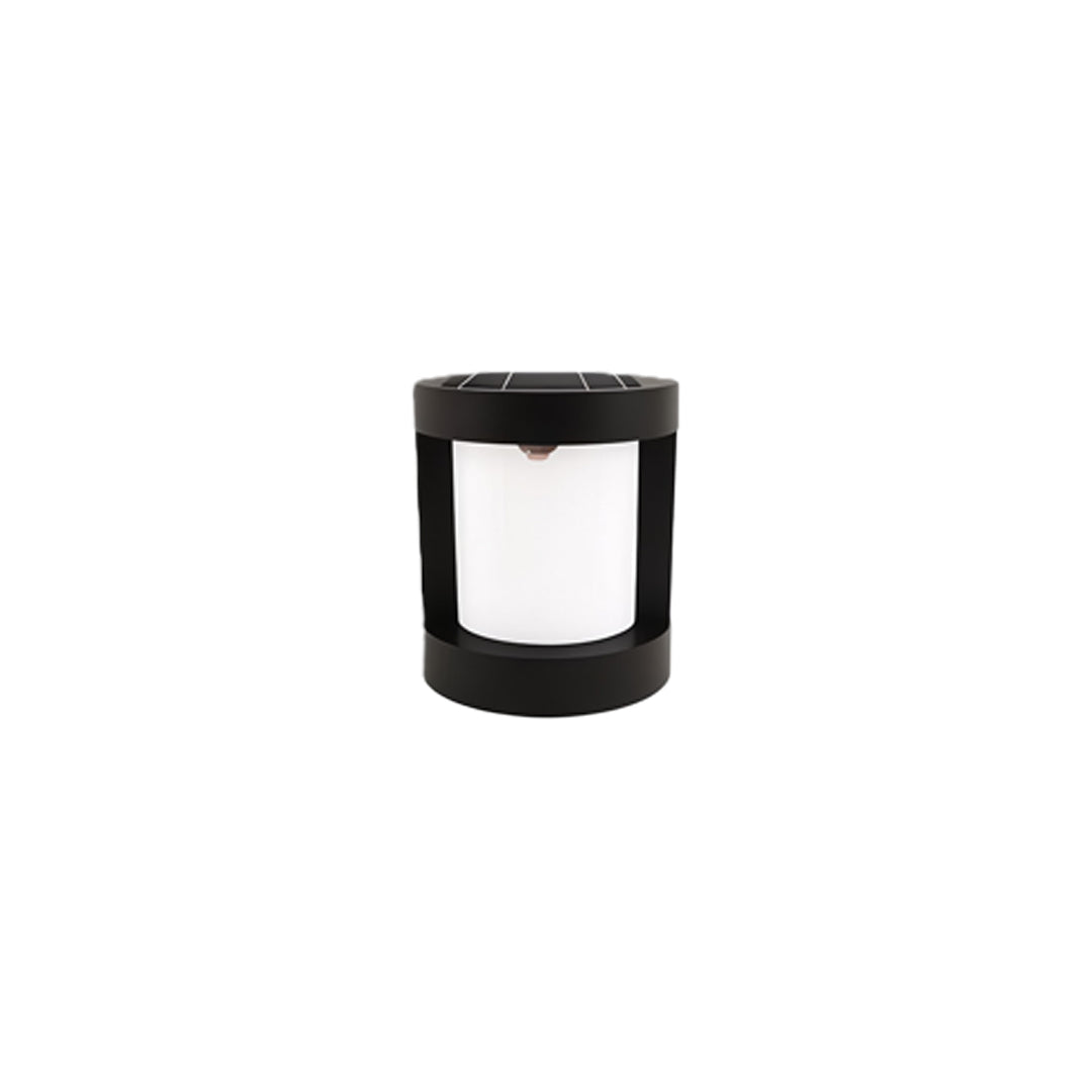 Modern Black LED Bollard Landscape Light for Pathways & Gardens