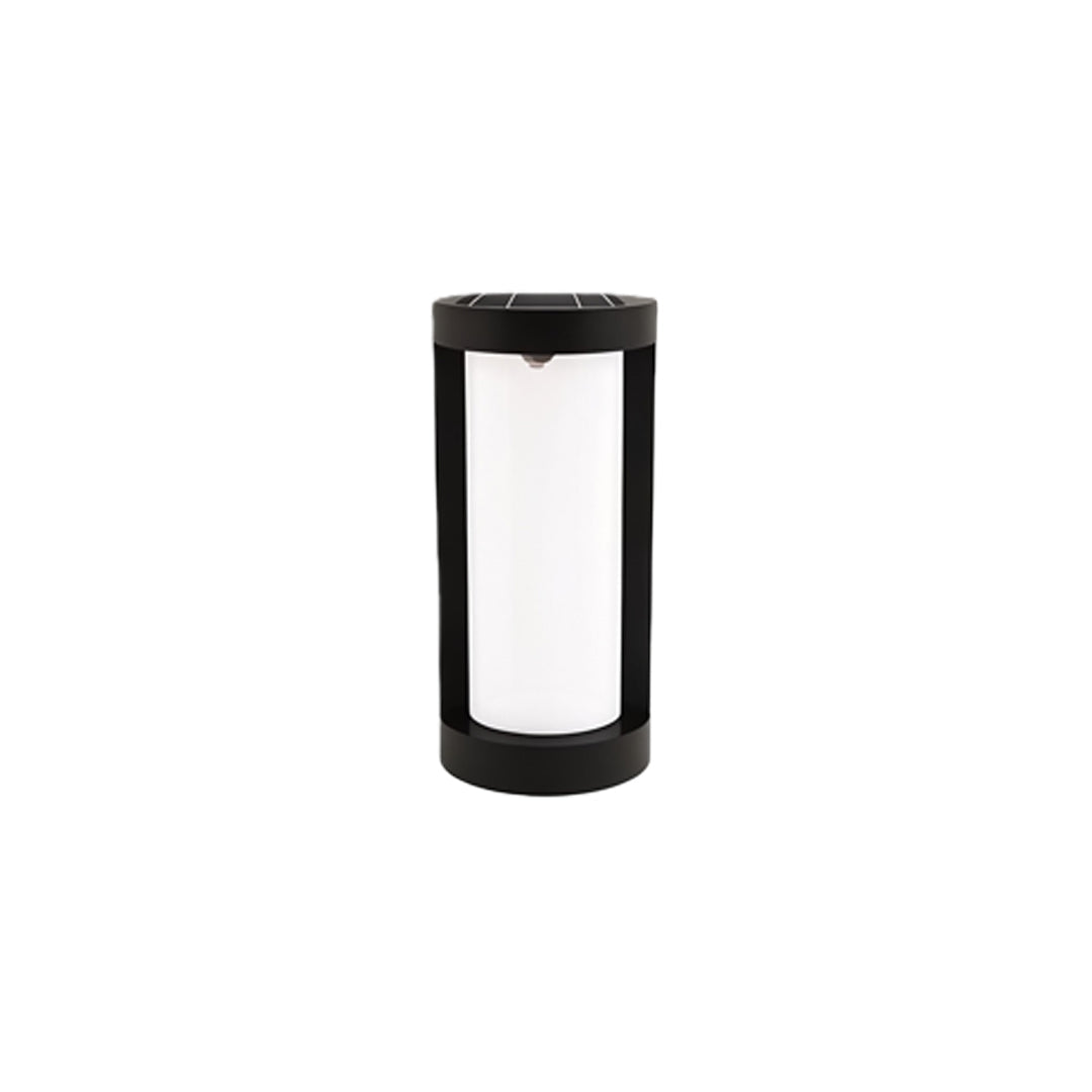Modern Black LED Bollard Landscape Light for Pathways & Gardens