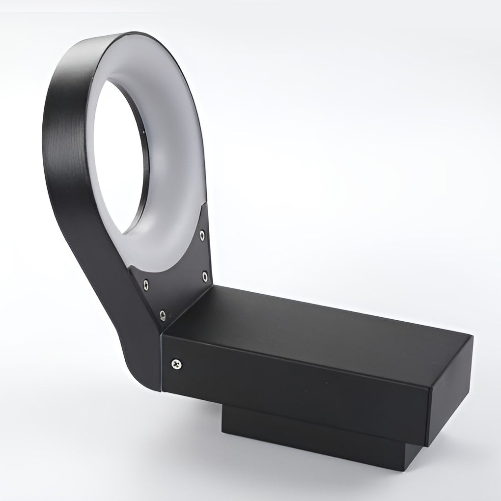 Lumina Bollard Landscape Light with LED Ring – Modern Outdoor Path Lighting