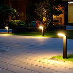 Lumina Bollard Landscape Light with LED Ring – Modern Outdoor Path Lighting