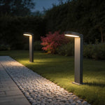 Lumina Bollard Landscape Light with LED Ring – Modern Outdoor Path Lighting