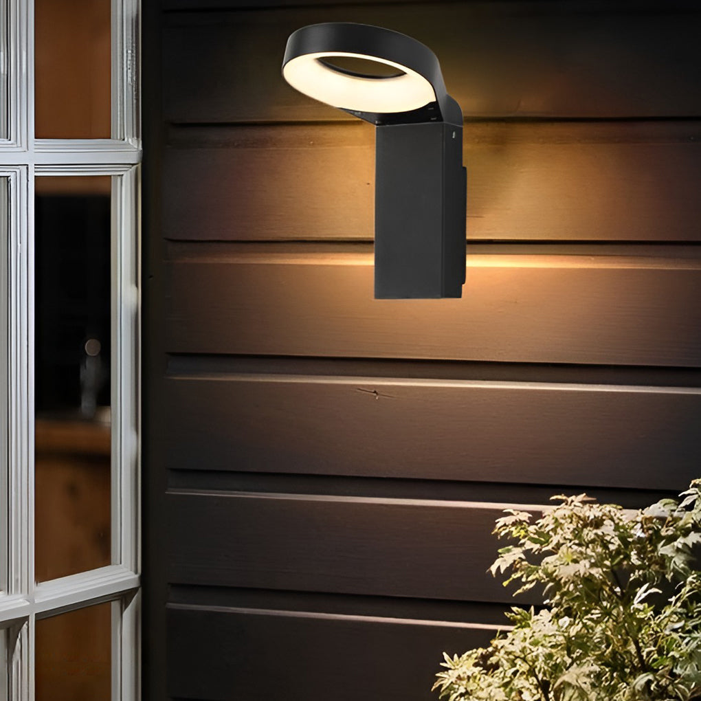 Lumina Bollard Landscape Light with LED Ring – Modern Outdoor Path Lighting