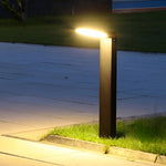 Lumina Bollard Landscape Light with LED Ring – Modern Outdoor Path Lighting