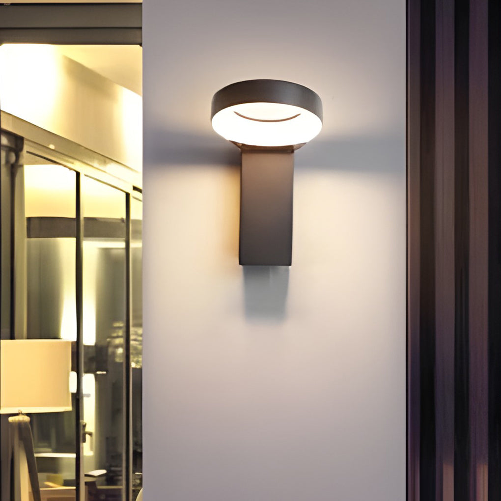 Lumina Bollard Landscape Light with LED Ring – Modern Outdoor Path Lighting