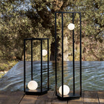 Lunar Bollard Outdoor Light – Modern Aluminum Landscape Lamp for Courtyard & Pathway