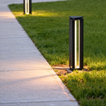 Minimalist Stainless Steel Bollard Light for Modern Outdoor Spaces