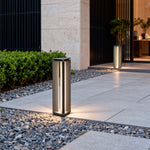 Minimalist Stainless Steel Bollard Light for Modern Outdoor Spaces