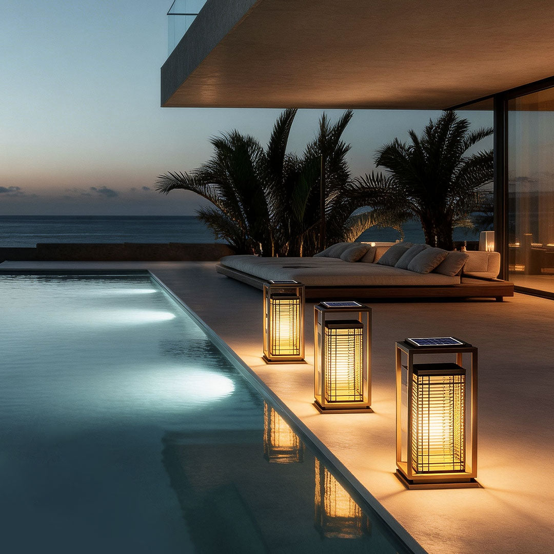 Modern Bollard Pathway Light | Black Aluminum Outdoor Landscape Lighting