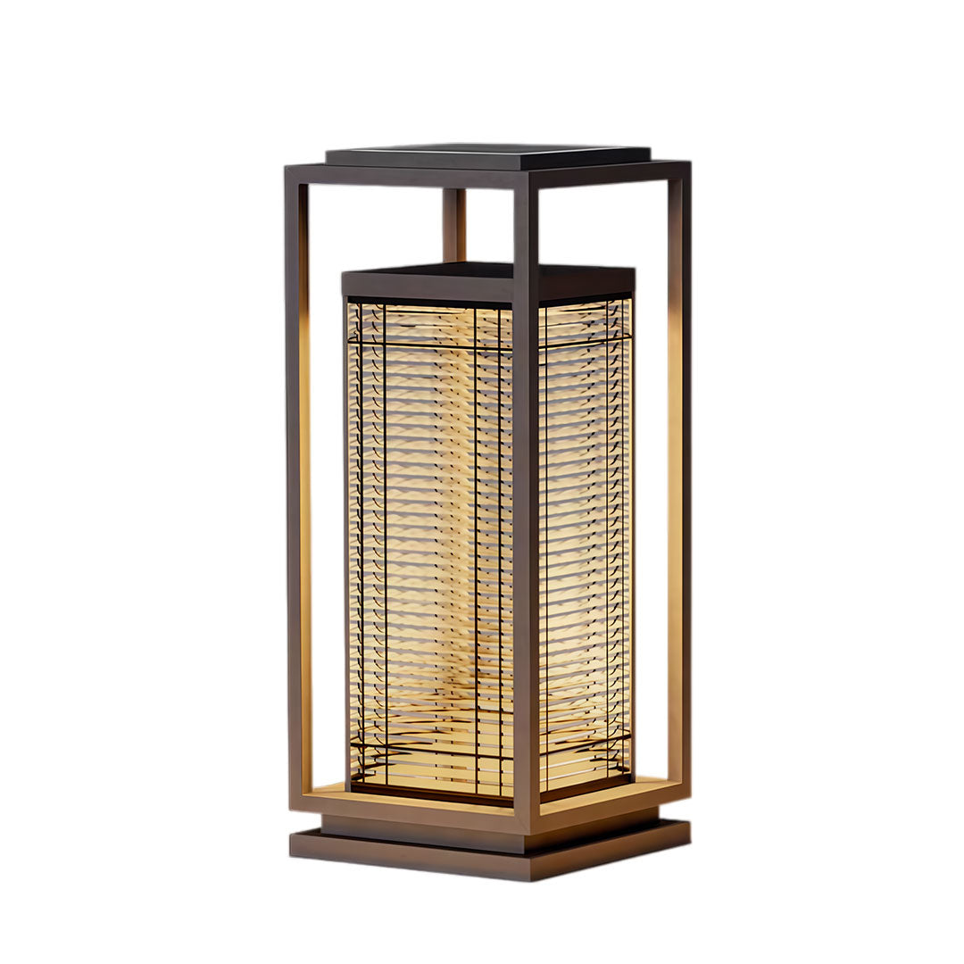Modern Bollard Pathway Light | Black Aluminum Outdoor Landscape Lighting