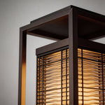 Modern Bollard Pathway Light | Black Aluminum Outdoor Landscape Lighting