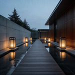 Modern Bollard Pathway Light | Black Aluminum Outdoor Landscape Lighting