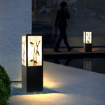 Modern Square LED Bollard Pathway Lights – Sculptural Outdoor Landscape Lighting