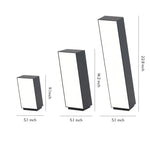 Geometric LED Bollard Light | IP65 Waterproof Outdoor Sculptural Lamp