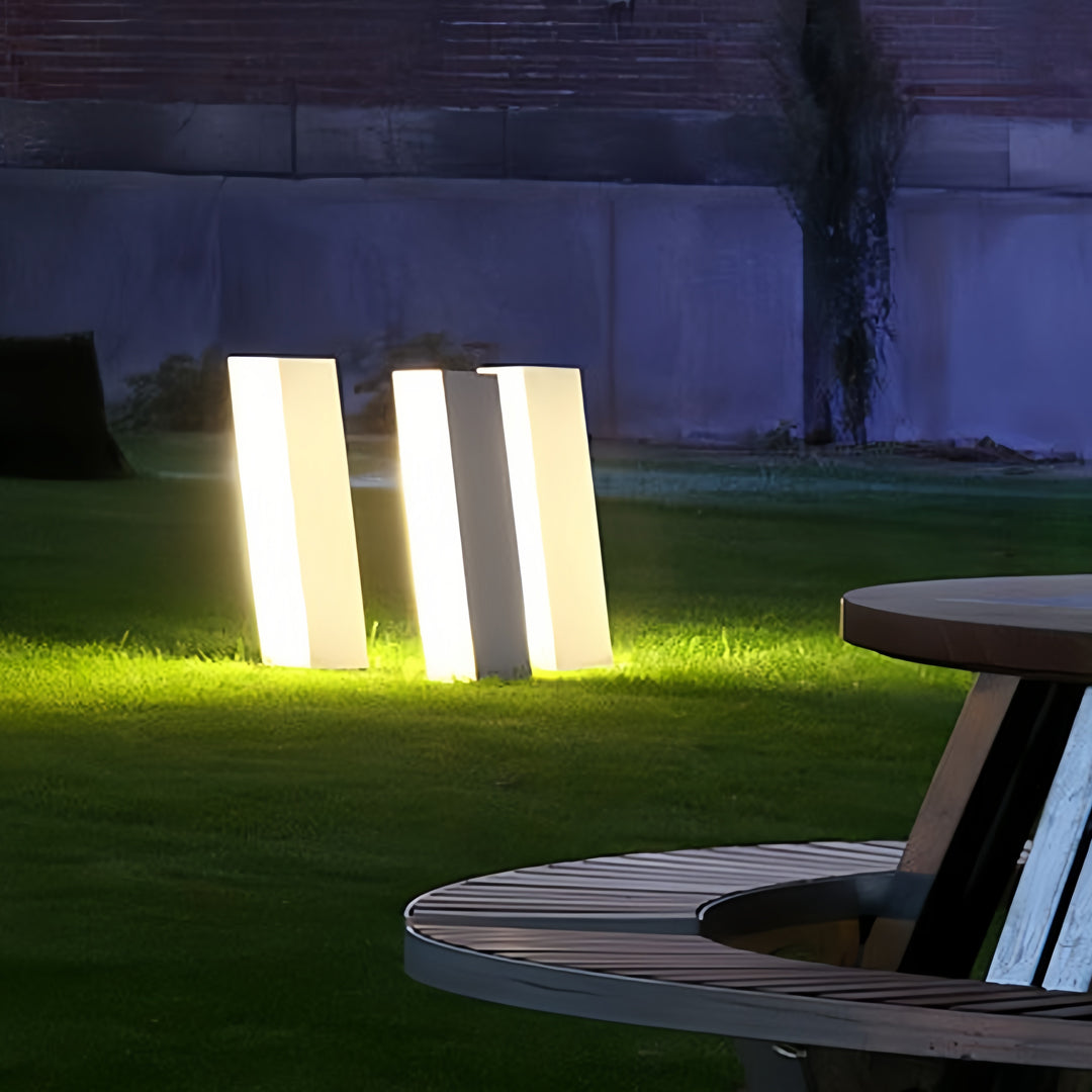 Geometric LED Bollard Light | IP65 Waterproof Outdoor Sculptural Lamp