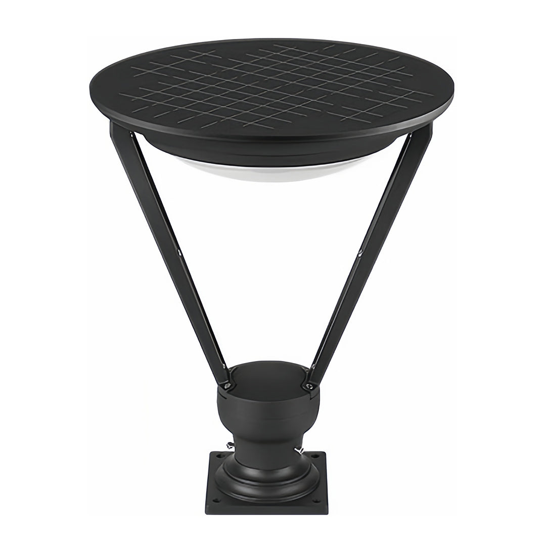 Vintage-Inspired Outdoor Pillar Lights with Dual Power Options