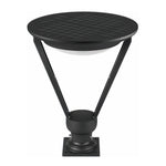 Vintage-Inspired Outdoor Pillar Lights with Dual Power Options