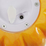 Sculptural Pumpkin Resin Lamp with Warm LED Glow for Indoor and Outdoor Ambience