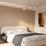 Aurelia Brass Crystal Chandelier – Nordic Minimalist Pendant Light