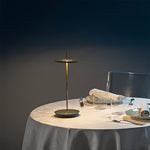 Aria Portable LED Table Lamp – Modern Cordless Metal Buffet Lamp with Dimmable Light