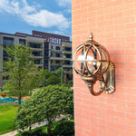 European Outdoor Wall Sconce – Cast Aluminum, Waterproof, Bronze & Black
