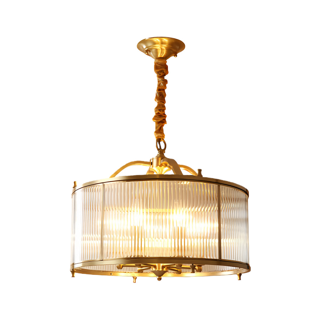 Artisan Brass Semi Flush Mount Ceiling Light with Glass Shade
